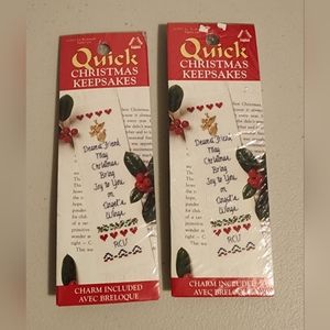 Set of 2 leisure arts friends cross stitch set